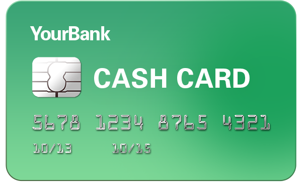 A bank card