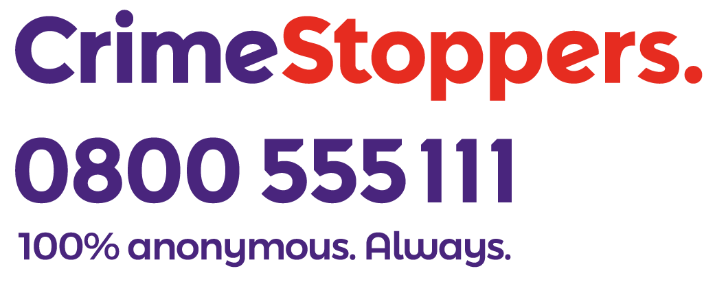 Crimestoppers: 0800 555111. 100% annonymous. Always.